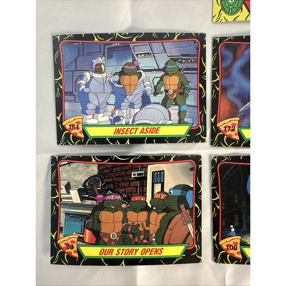 Lot Of 7 Topps 1989 2nd Series Collectable Cards Teenage Mutant Ninja Turtles - Picture 3 of 8